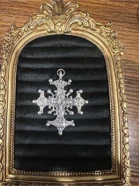Large Silver Cross Pendant